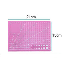 Load image into Gallery viewer, Professional A5 A3 Cutting Mat PVC Double Sided Self-healing Non Slip DIY cutting mat Board Patchwork Mat Pad 45*30CM 21*15CM