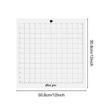 Load image into Gallery viewer, 3PCS Replacement Cutting Mat Transparent Adhesive Mat Pad with Measuring Grid 12 by 12-Inch for Silhouette Cameo Plotter Machine