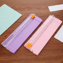 Load image into Gallery viewer, Hot A4/A5 Precision Paper Photo Trimmers Cutters Guillotine with Pull-out Ruler for Photo Labels Paper Cutting Tool 3 Colors
